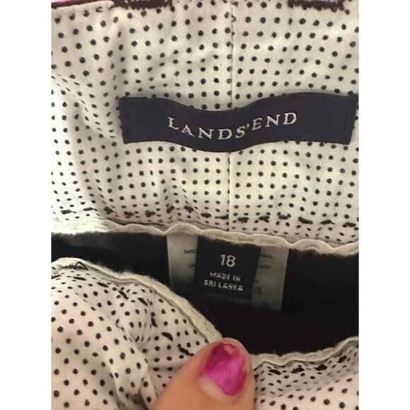 LandsEnd - Straight Knee Length Skirt - Size 18 - Color Brown - Picture 8 of 9